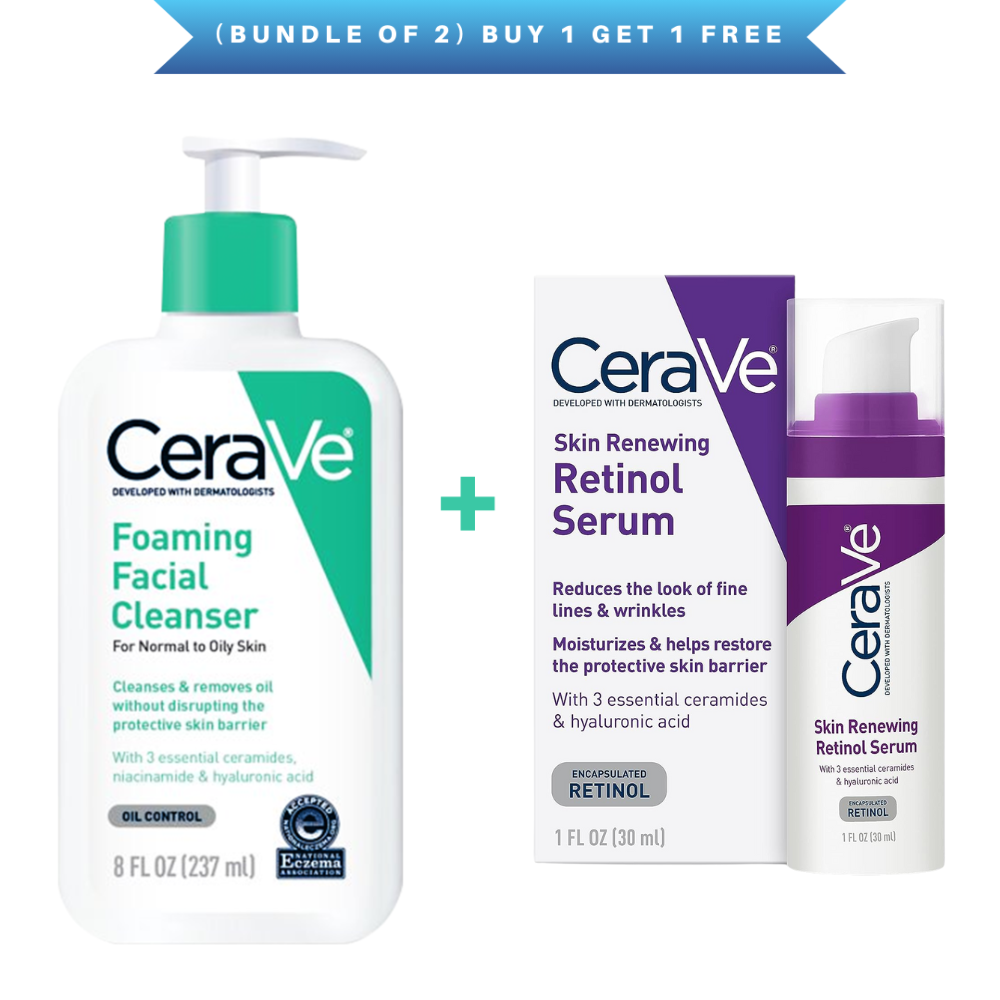 (Bundle of 2) Foaming Facial Cleanser + Serum