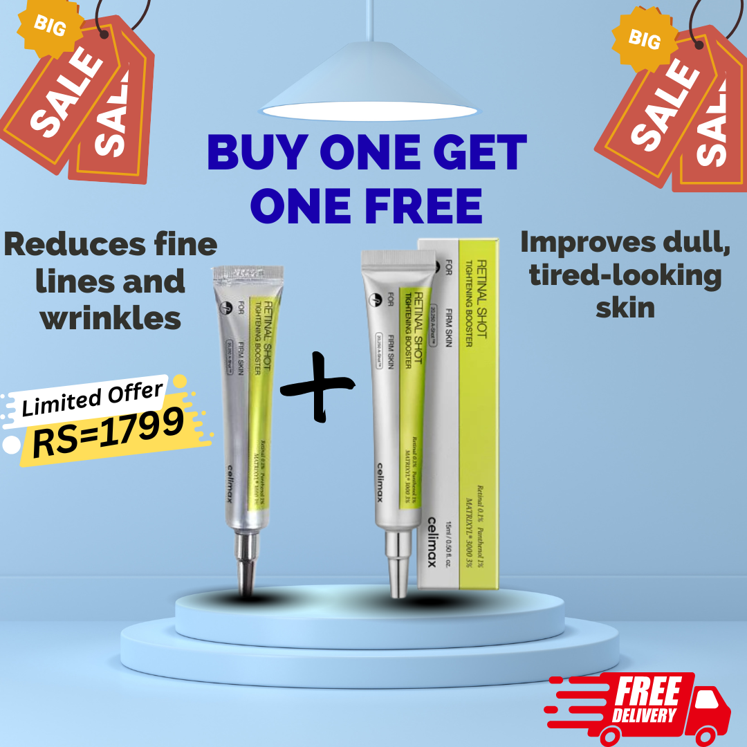 (BUY ONE GET ONE FREE ) Celimax The Vita A Retinal Shot Tightening Booster Serum - 15ml